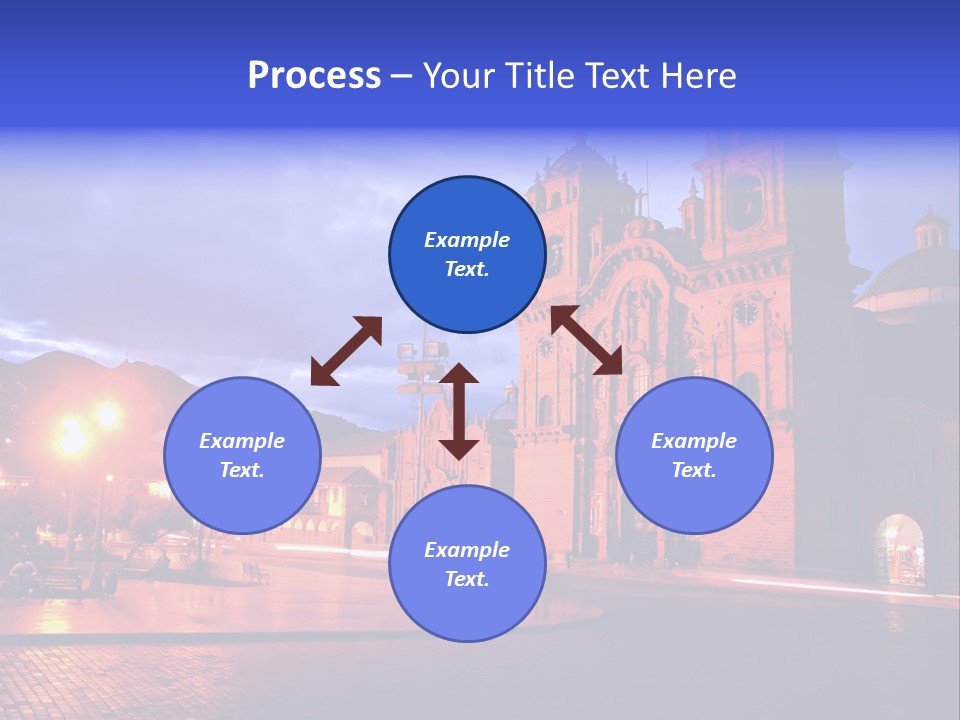 Latin Town Plaza PowerPoint Template