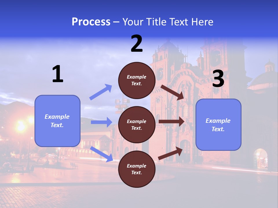 Latin Town Plaza PowerPoint Template