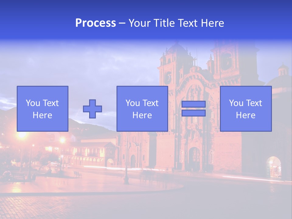 Latin Town Plaza PowerPoint Template