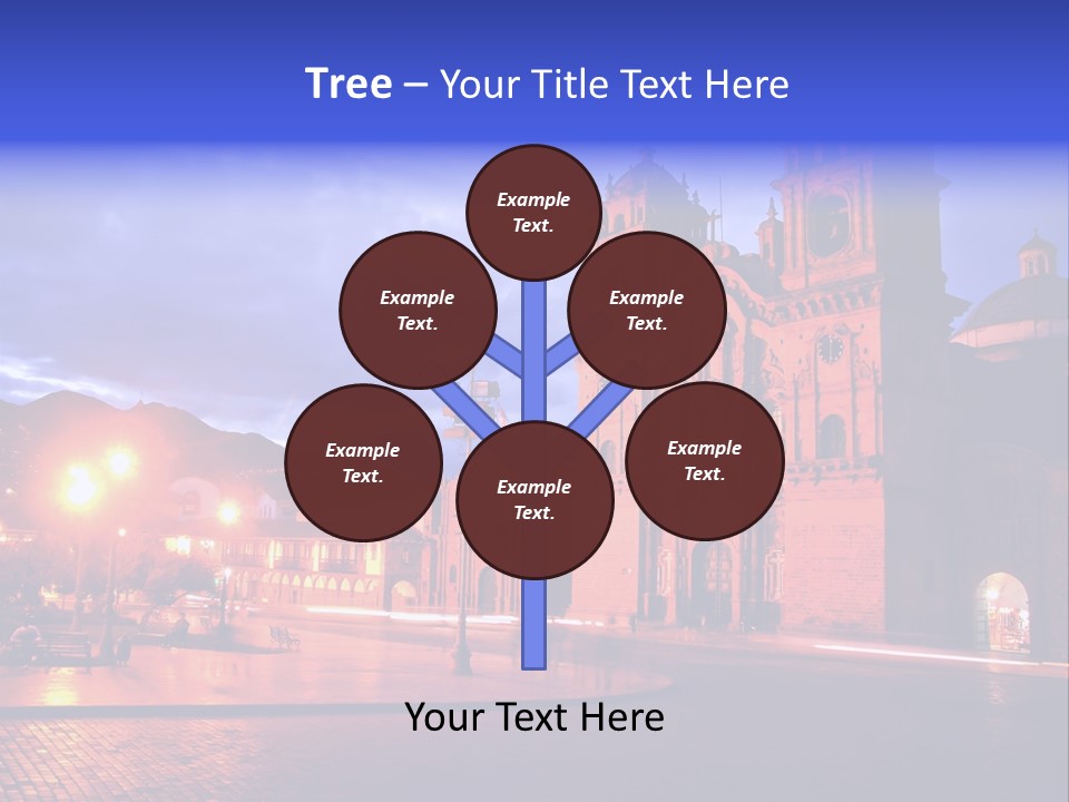 Latin Town Plaza PowerPoint Template