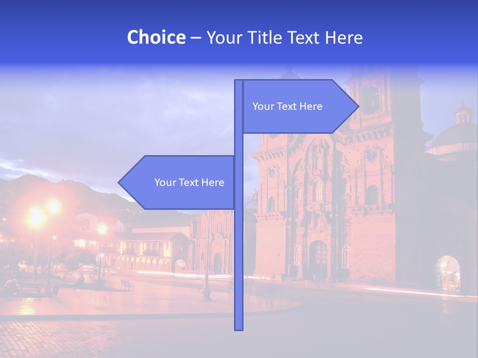 Latin Town Plaza PowerPoint Template