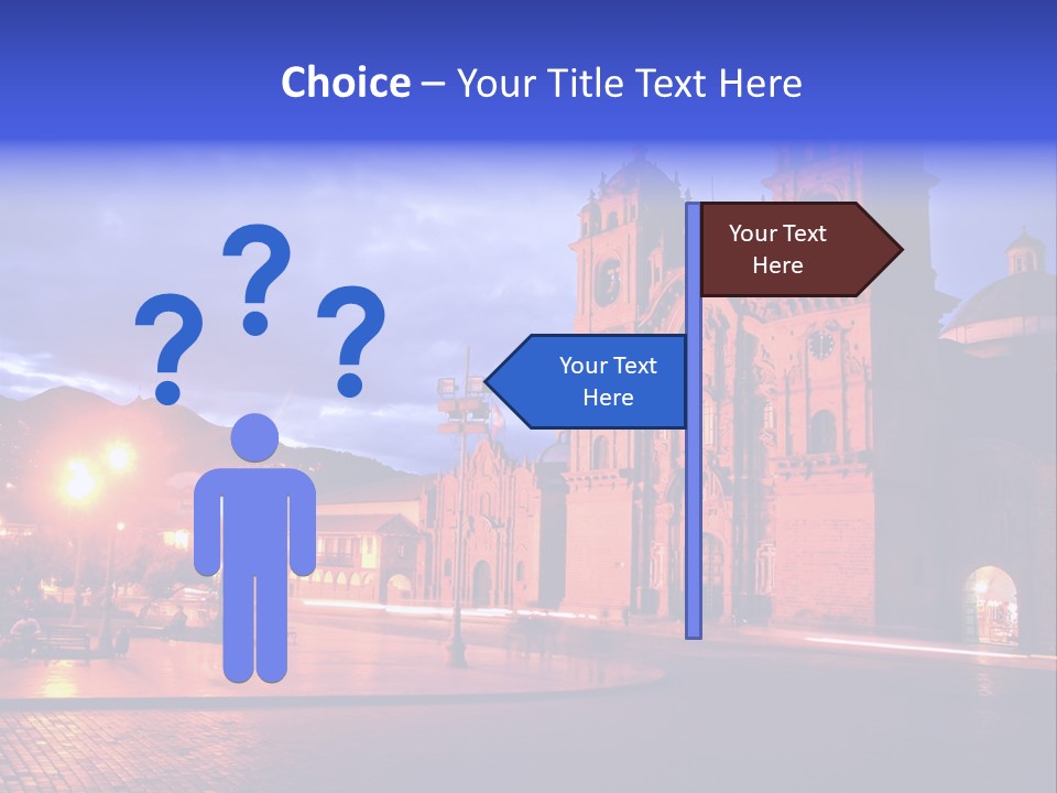 Latin Town Plaza PowerPoint Template