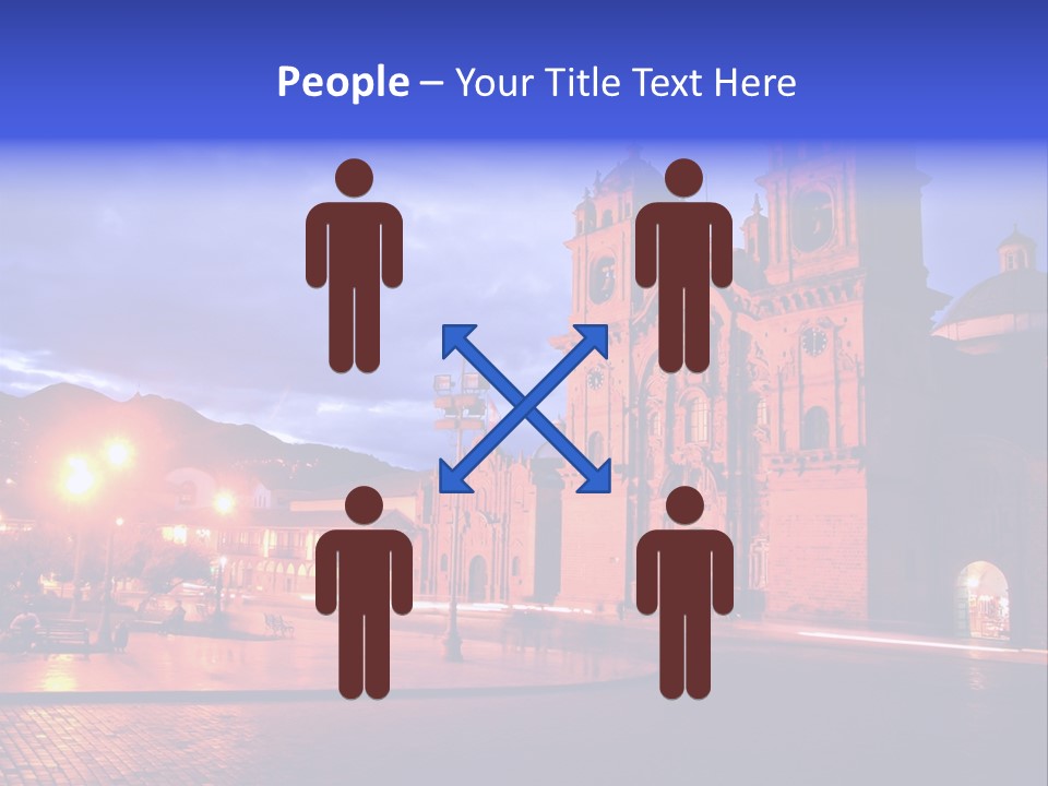 Latin Town Plaza PowerPoint Template