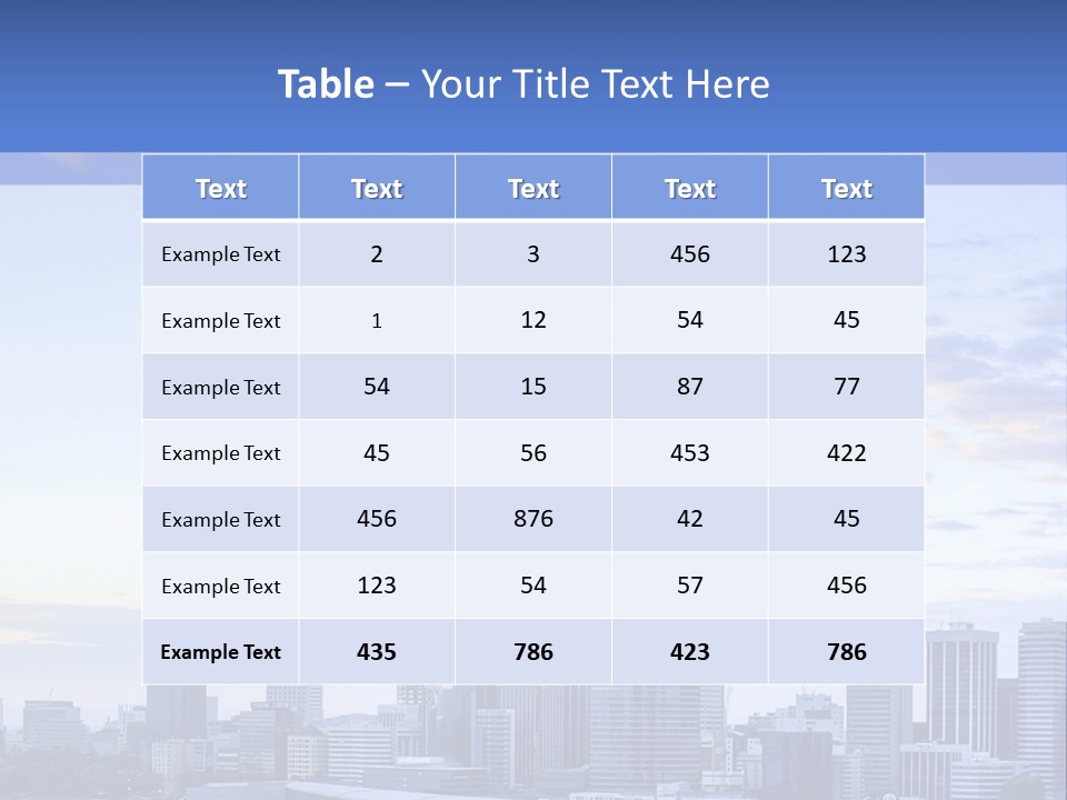 Australia Business Urban PowerPoint Template