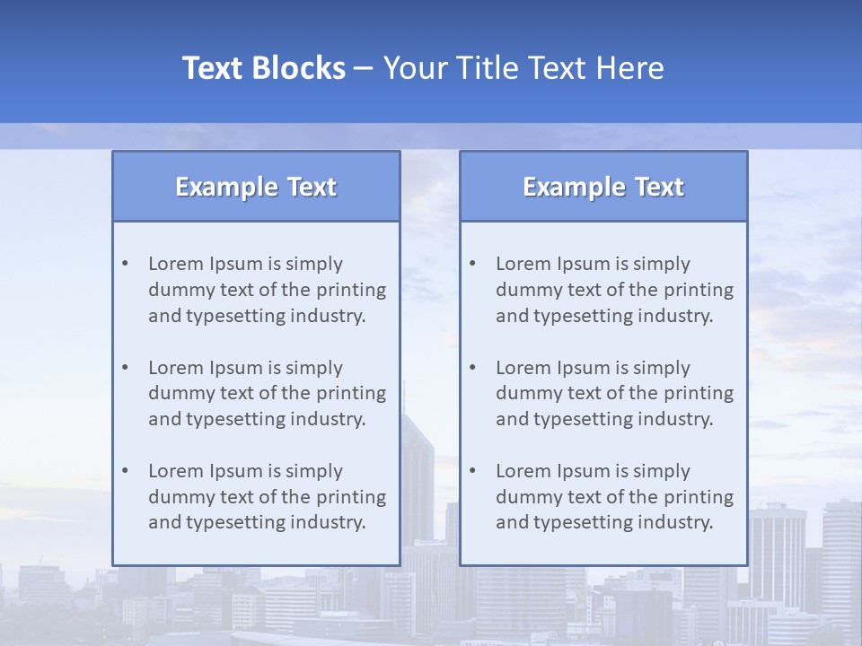 Australia Business Urban PowerPoint Template