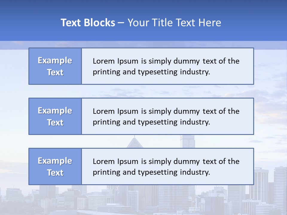 Australia Business Urban PowerPoint Template