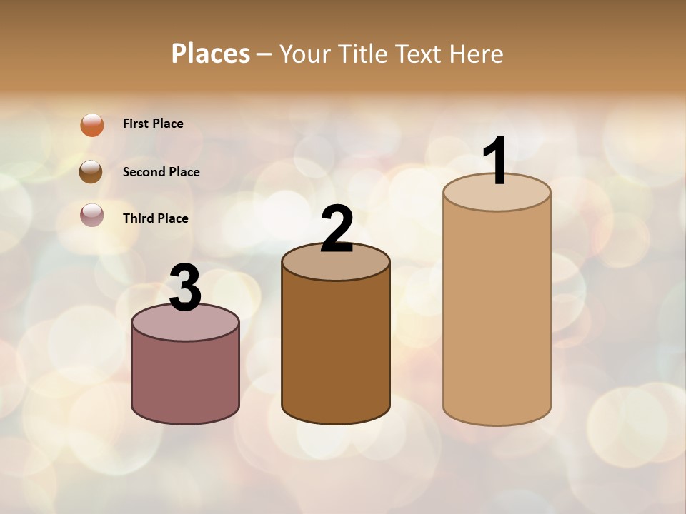 Style Circle Blurred PowerPoint Template