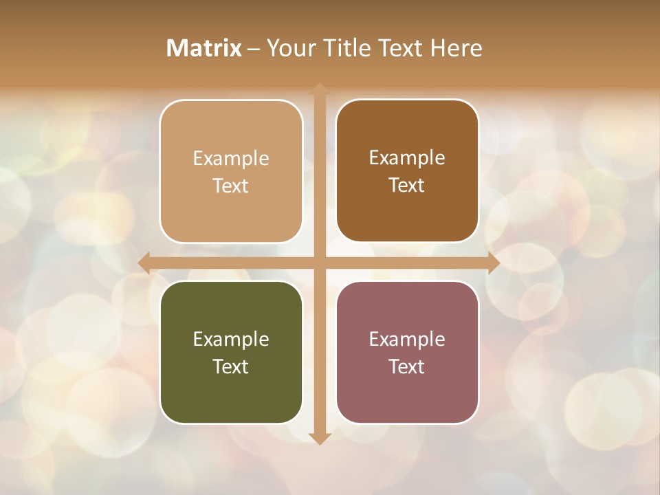 Style Circle Blurred PowerPoint Template