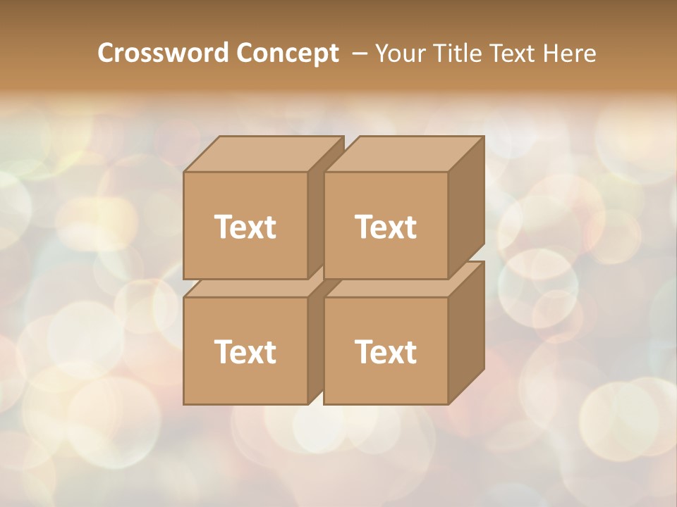 Style Circle Blurred PowerPoint Template