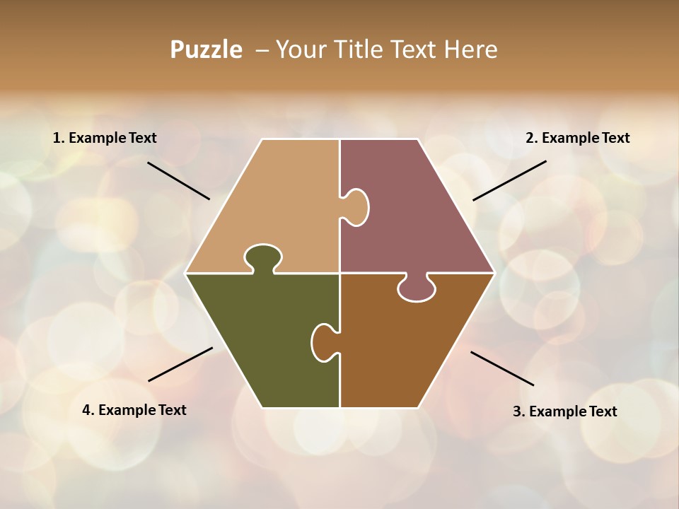 Style Circle Blurred PowerPoint Template