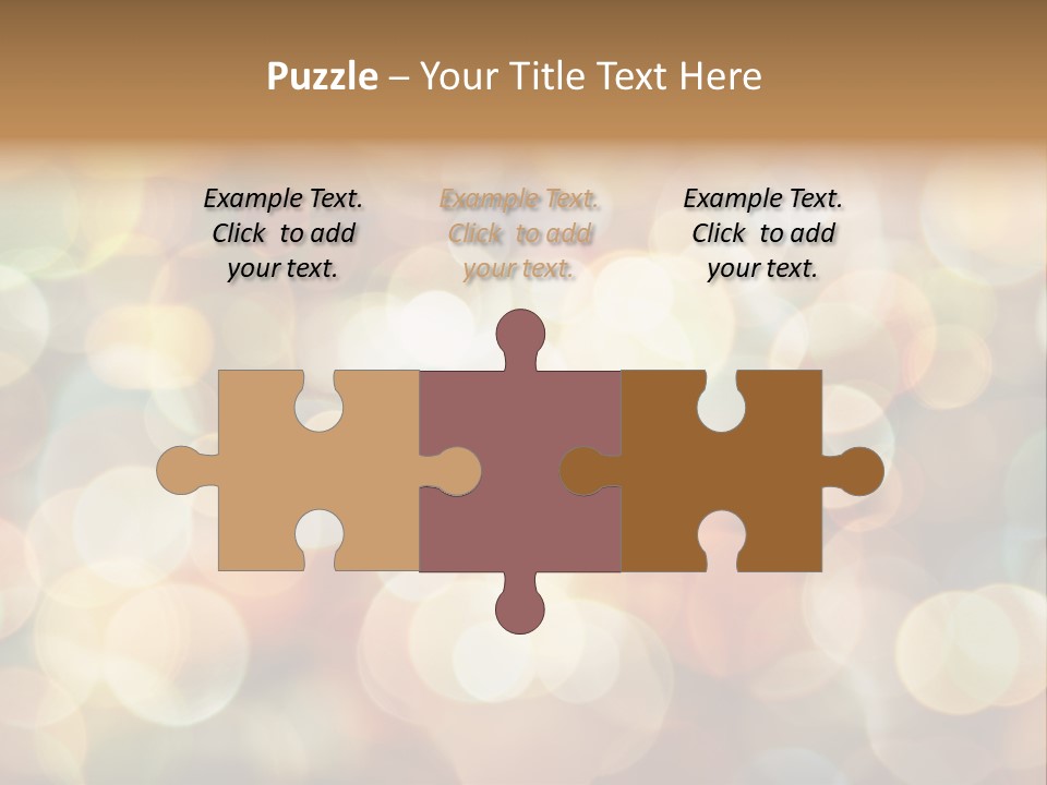 Style Circle Blurred PowerPoint Template
