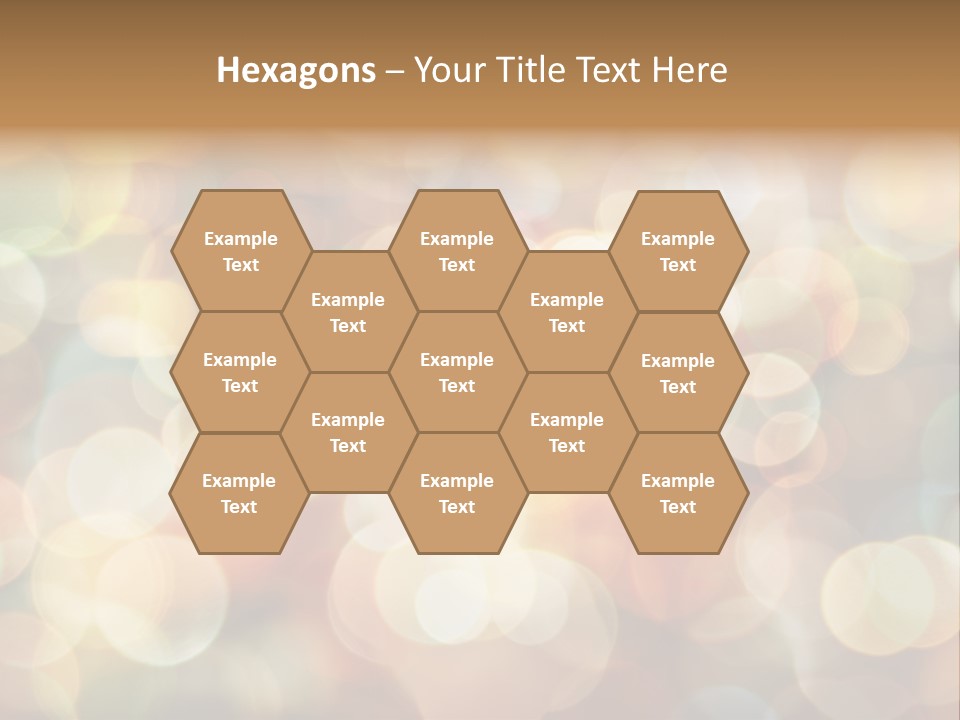 Style Circle Blurred PowerPoint Template
