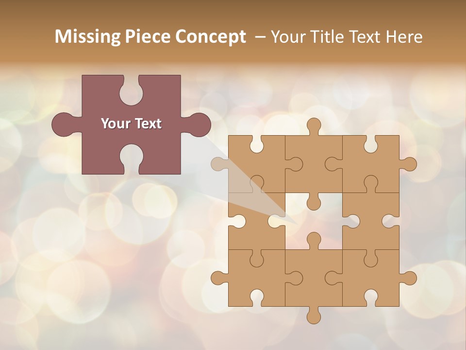 Style Circle Blurred PowerPoint Template