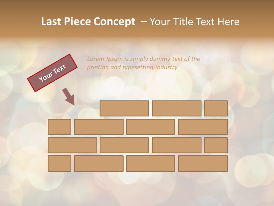 Style Circle Blurred PowerPoint Template