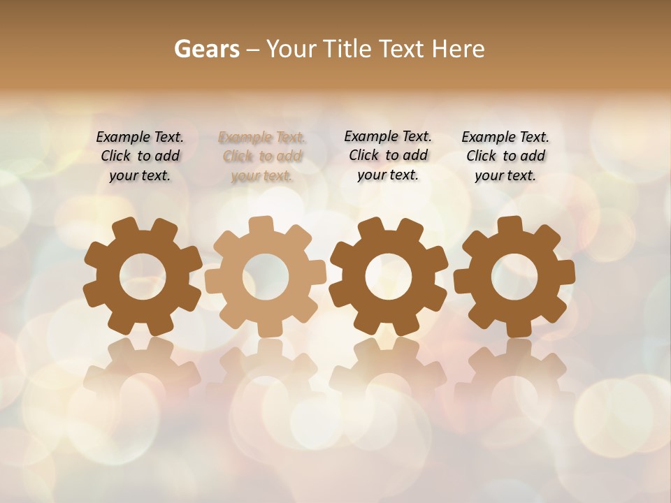 Style Circle Blurred PowerPoint Template