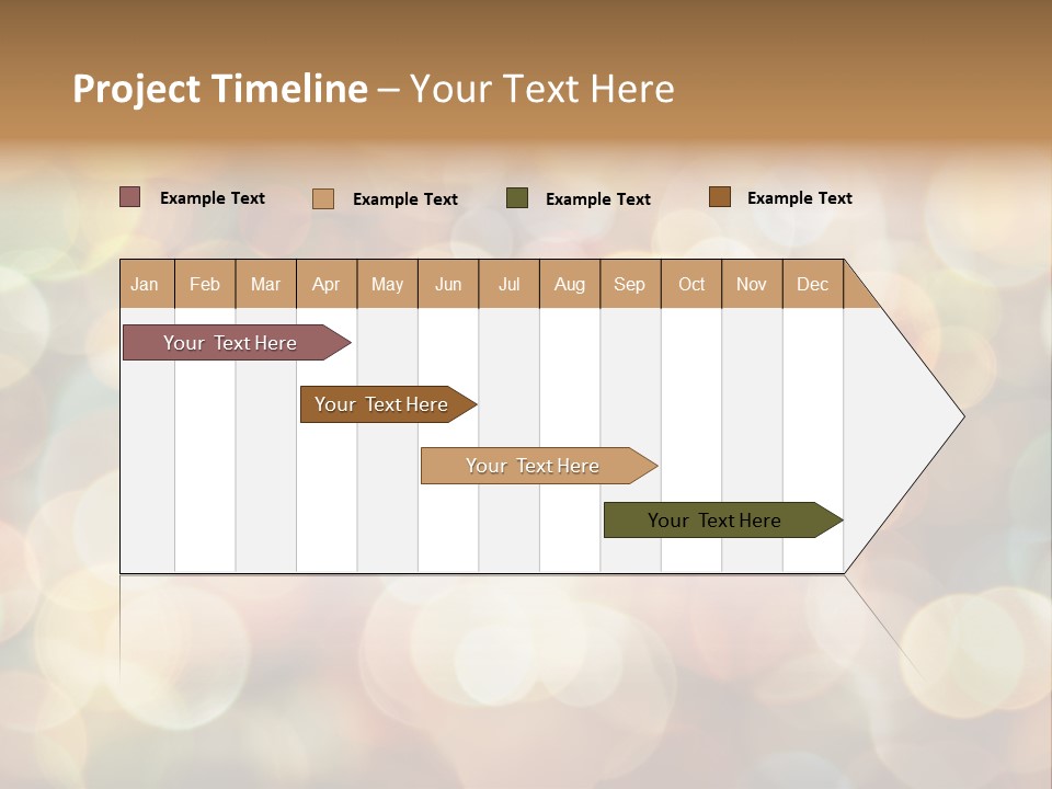 Style Circle Blurred PowerPoint Template