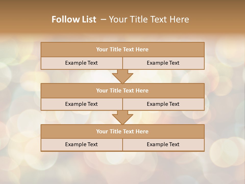 Style Circle Blurred PowerPoint Template