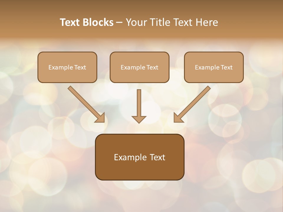 Style Circle Blurred PowerPoint Template
