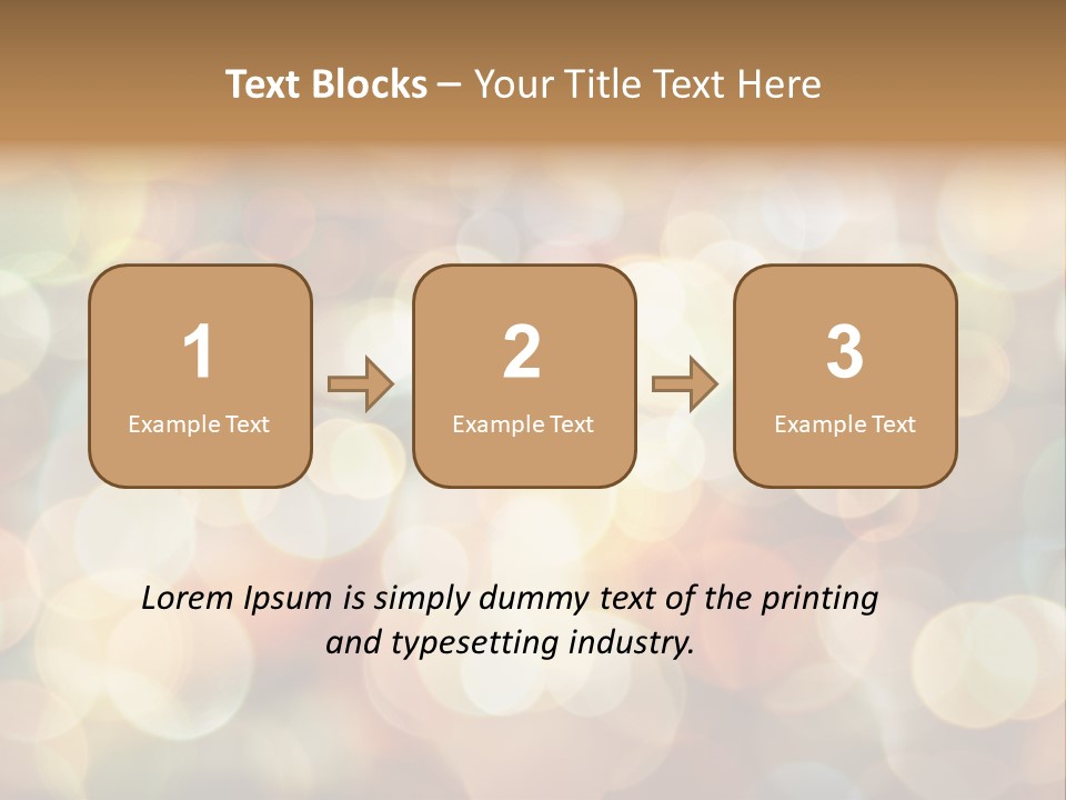 Style Circle Blurred PowerPoint Template