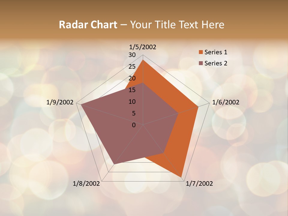 Style Circle Blurred PowerPoint Template
