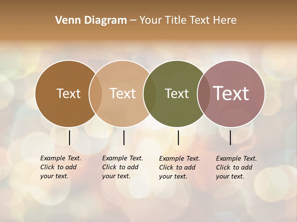 Style Circle Blurred PowerPoint Template