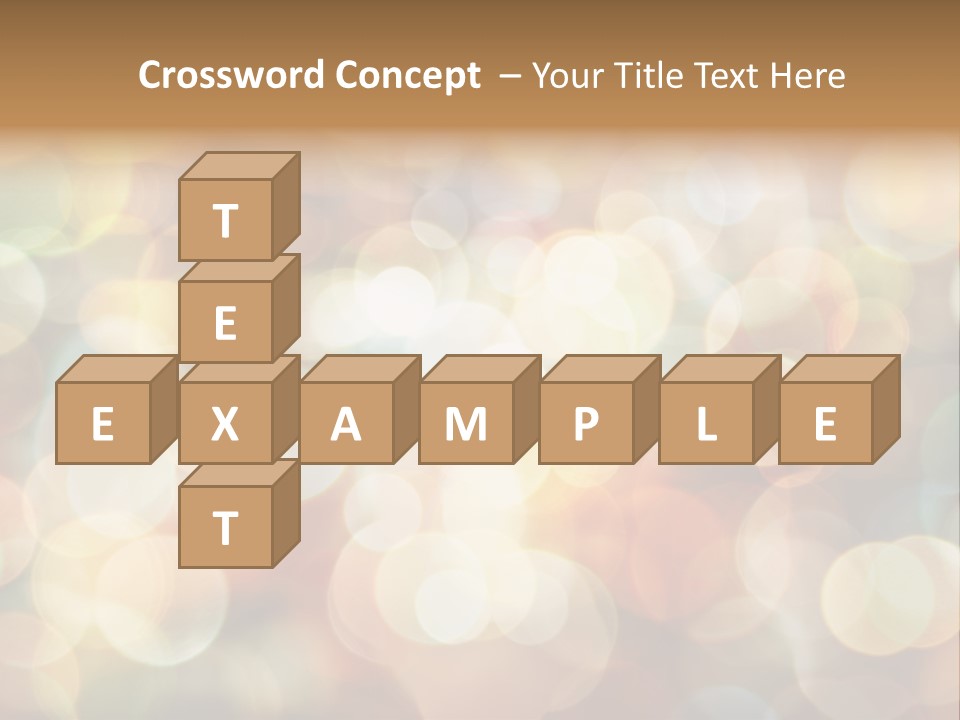 Style Circle Blurred PowerPoint Template