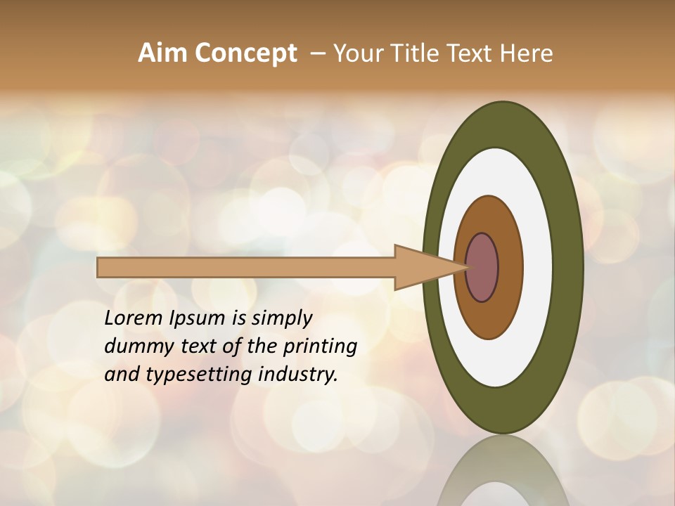 Style Circle Blurred PowerPoint Template