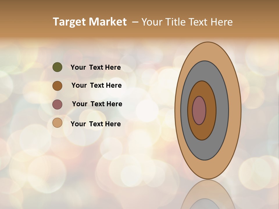 Style Circle Blurred PowerPoint Template