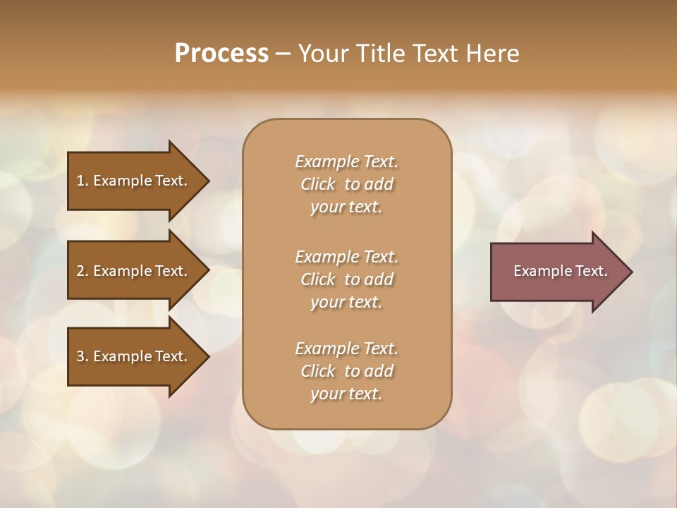 Style Circle Blurred PowerPoint Template