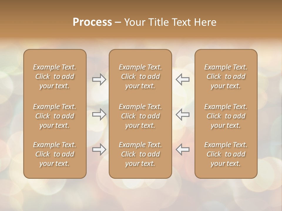 Style Circle Blurred PowerPoint Template