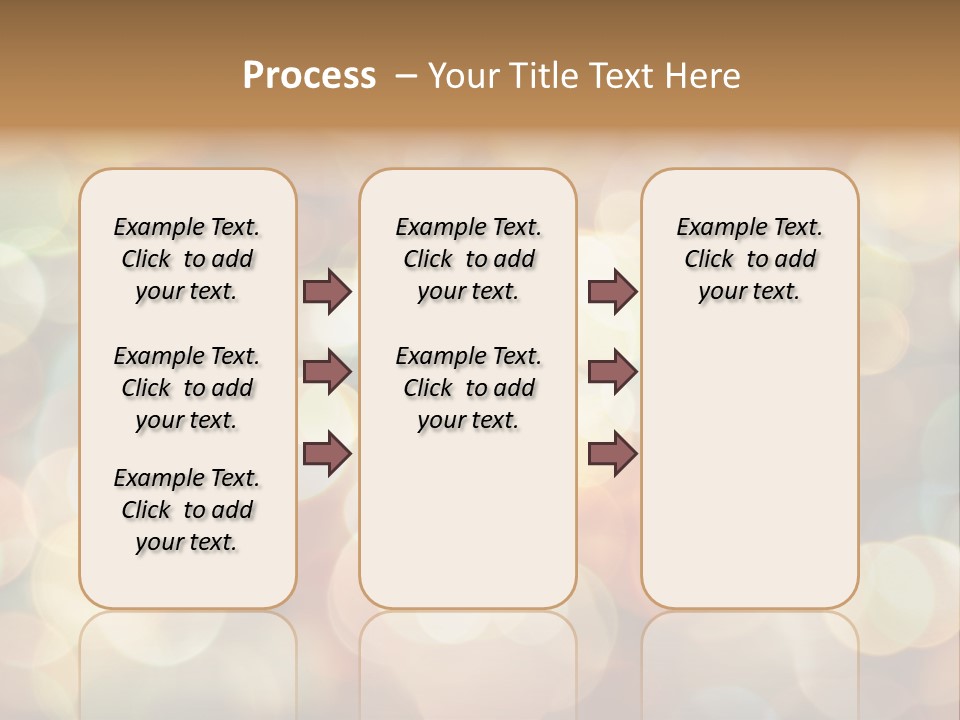 Style Circle Blurred PowerPoint Template