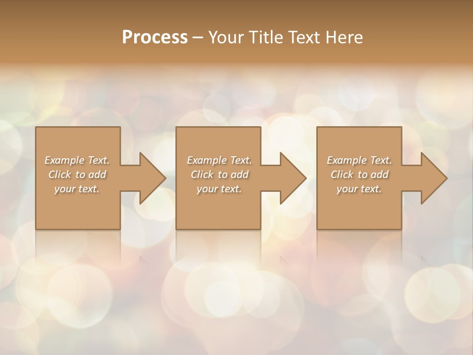 Style Circle Blurred PowerPoint Template