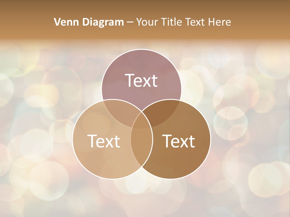 Style Circle Blurred PowerPoint Template