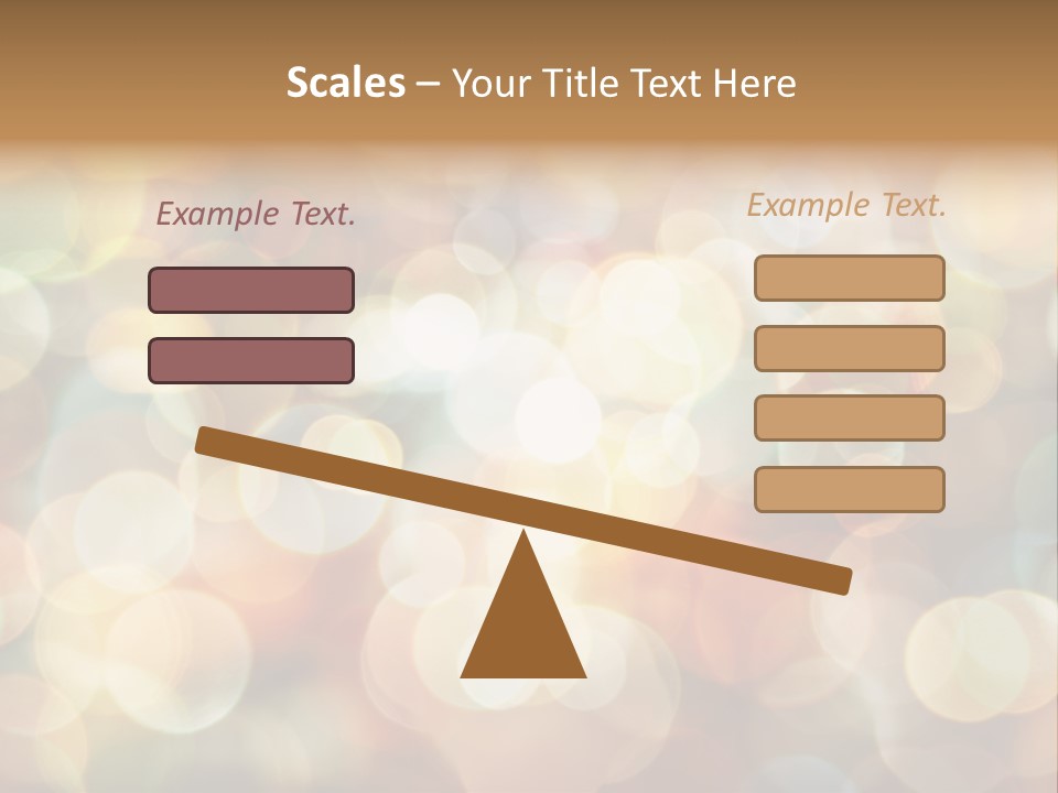 Style Circle Blurred PowerPoint Template