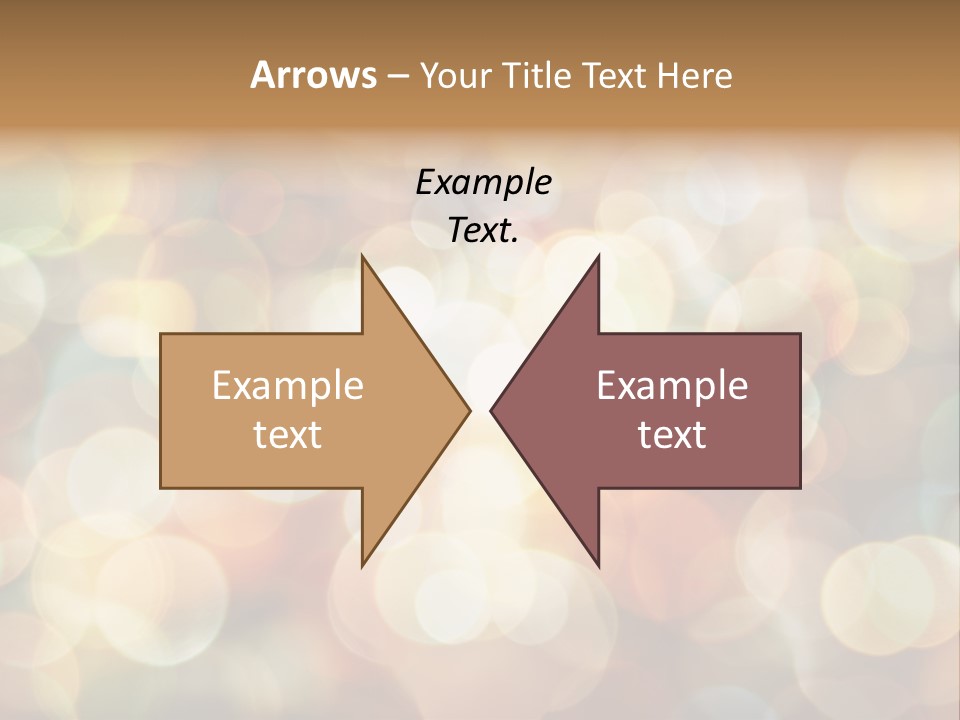 Style Circle Blurred PowerPoint Template