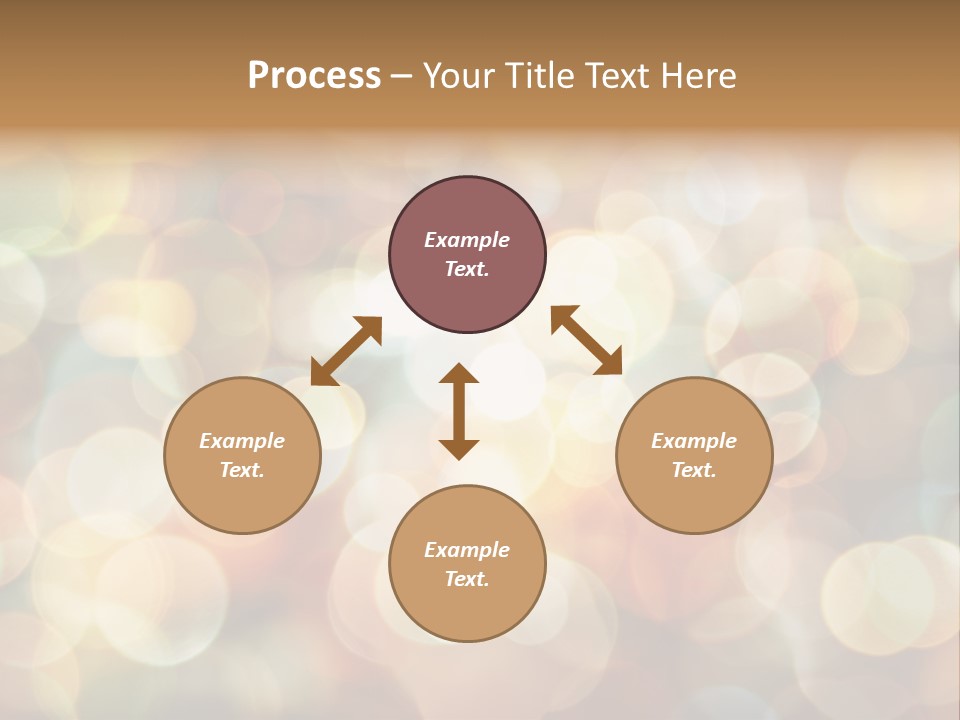 Style Circle Blurred PowerPoint Template