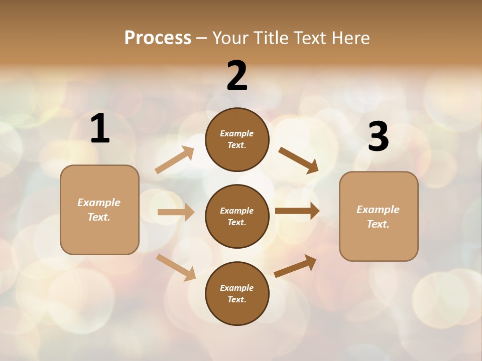 Style Circle Blurred PowerPoint Template