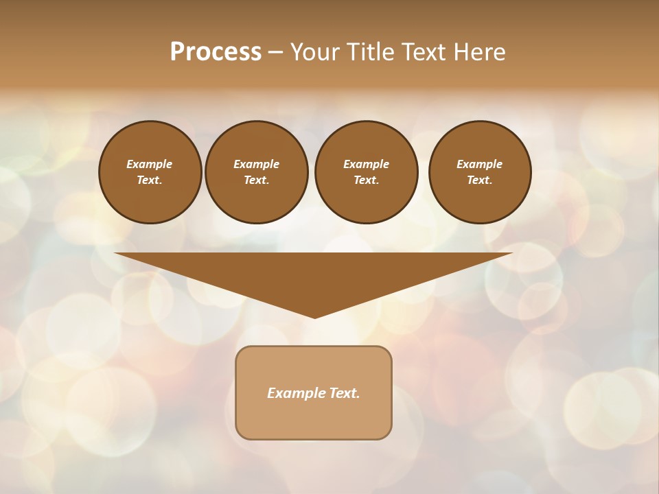 Style Circle Blurred PowerPoint Template