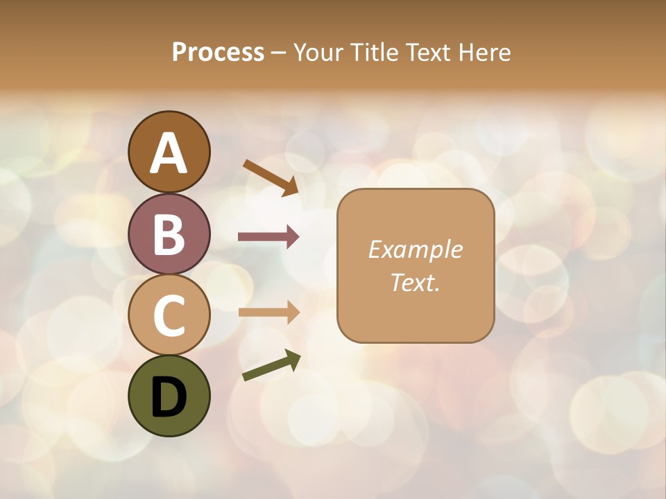 Style Circle Blurred PowerPoint Template