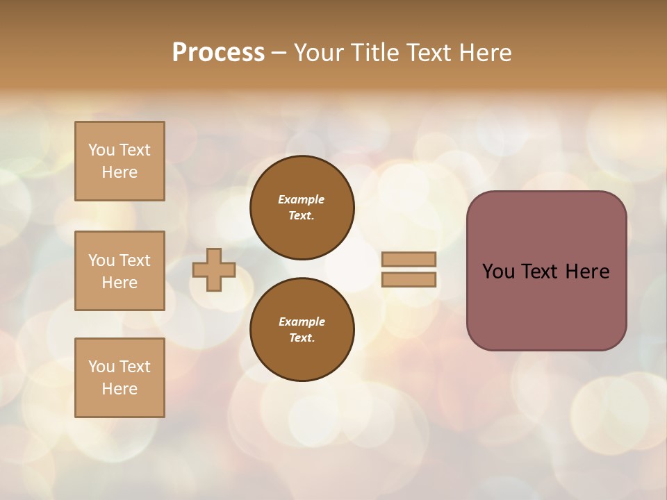 Style Circle Blurred PowerPoint Template