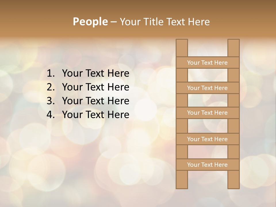 Style Circle Blurred PowerPoint Template
