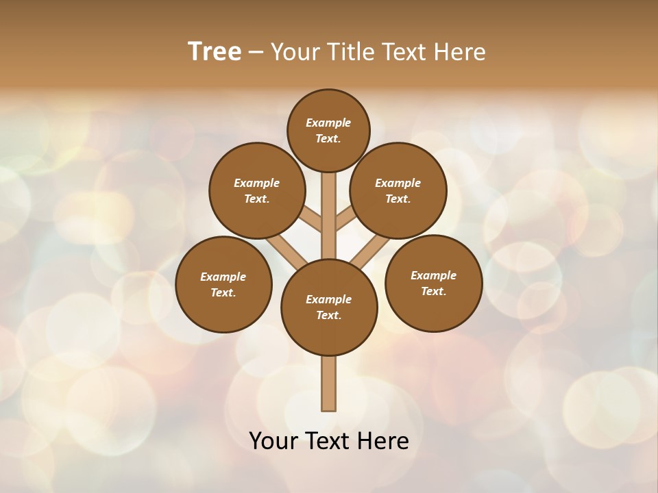 Style Circle Blurred PowerPoint Template