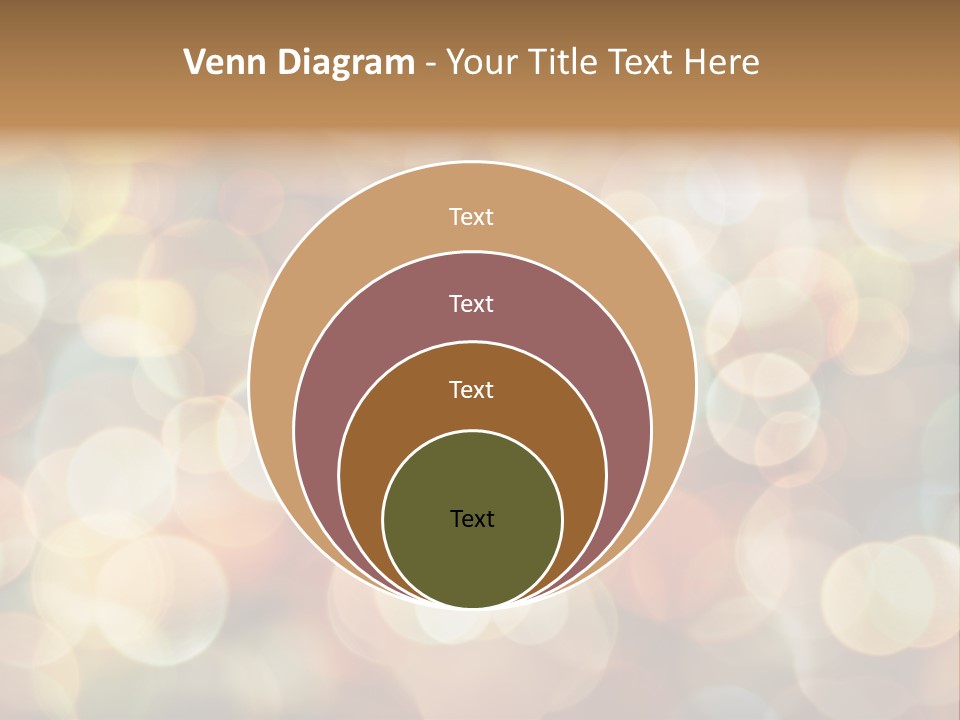 Style Circle Blurred PowerPoint Template