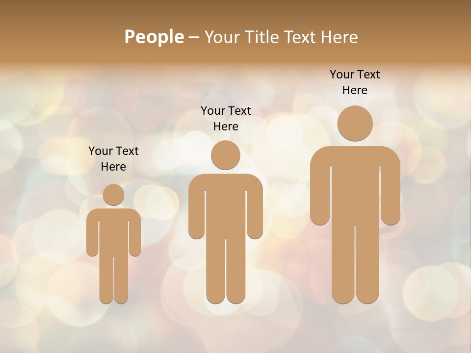 Style Circle Blurred PowerPoint Template