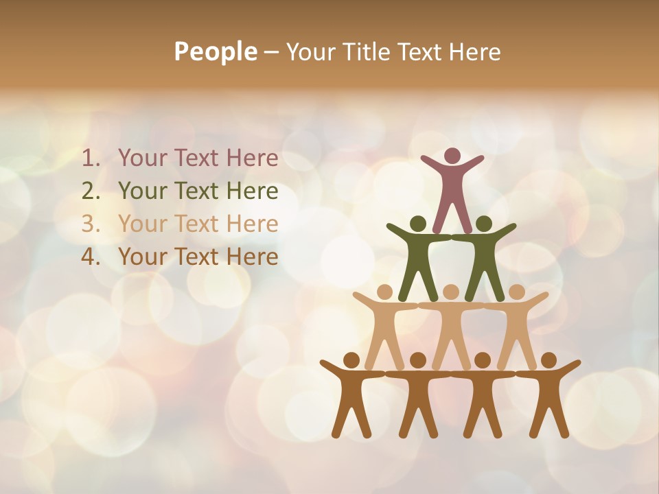 Style Circle Blurred PowerPoint Template