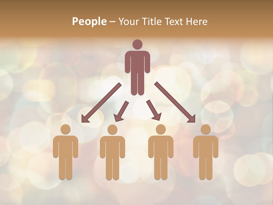Style Circle Blurred PowerPoint Template