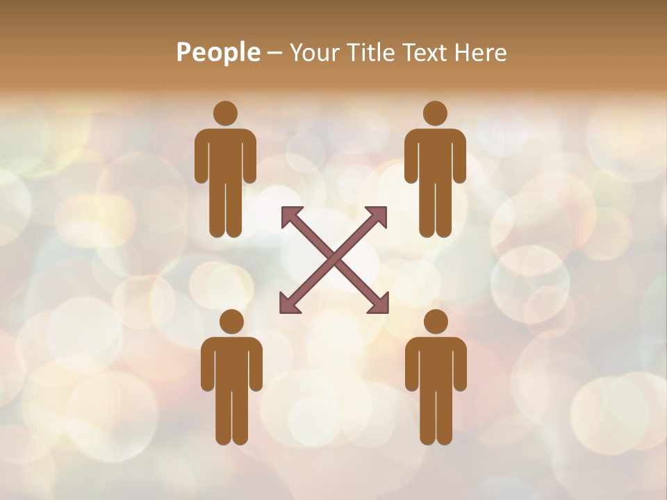 Style Circle Blurred PowerPoint Template
