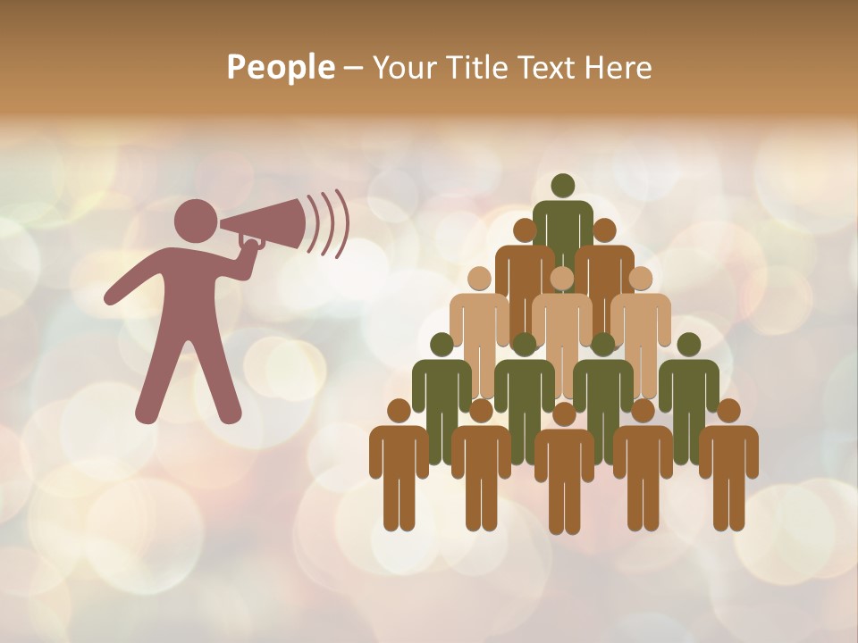 Style Circle Blurred PowerPoint Template