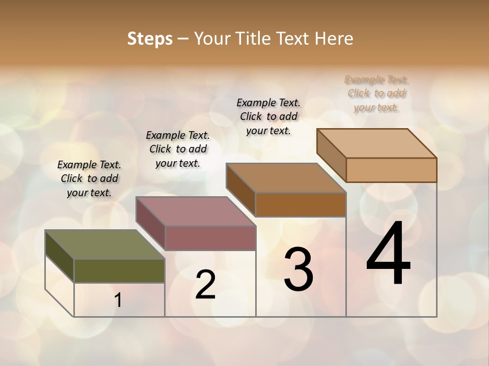 Style Circle Blurred PowerPoint Template