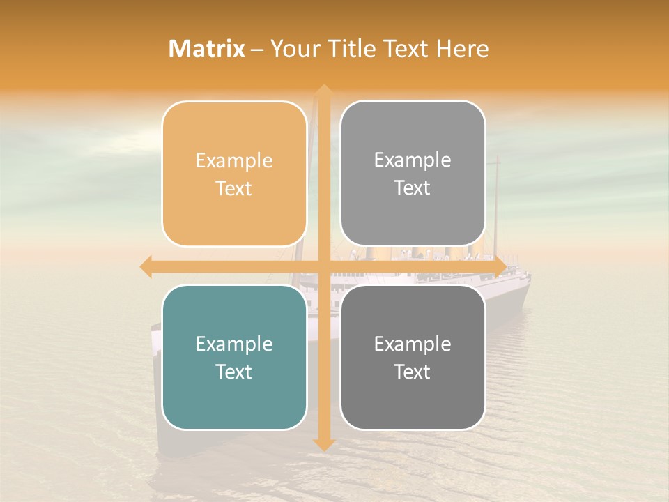 Maiden Voyage Sea Catastrophe PowerPoint Template
